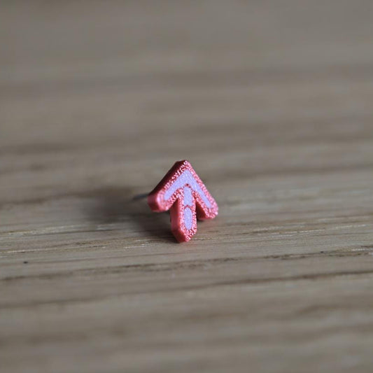 MARVELOUS DANCE ARROW studs - SQUARES.WORKS