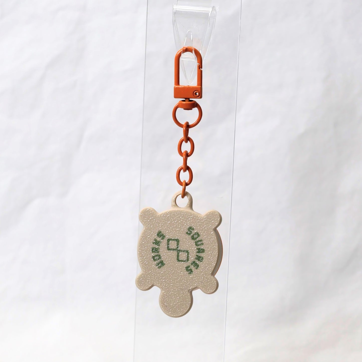 PERSIMMON TURTLE clicker keychain