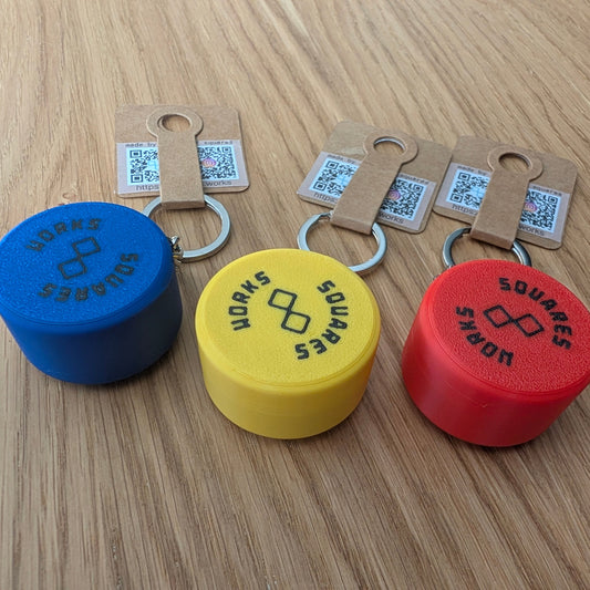 PLUK-PUCK clicker keychain - SQUARES.WORKS