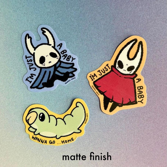 Hollow Knight Silksong 2" stickers