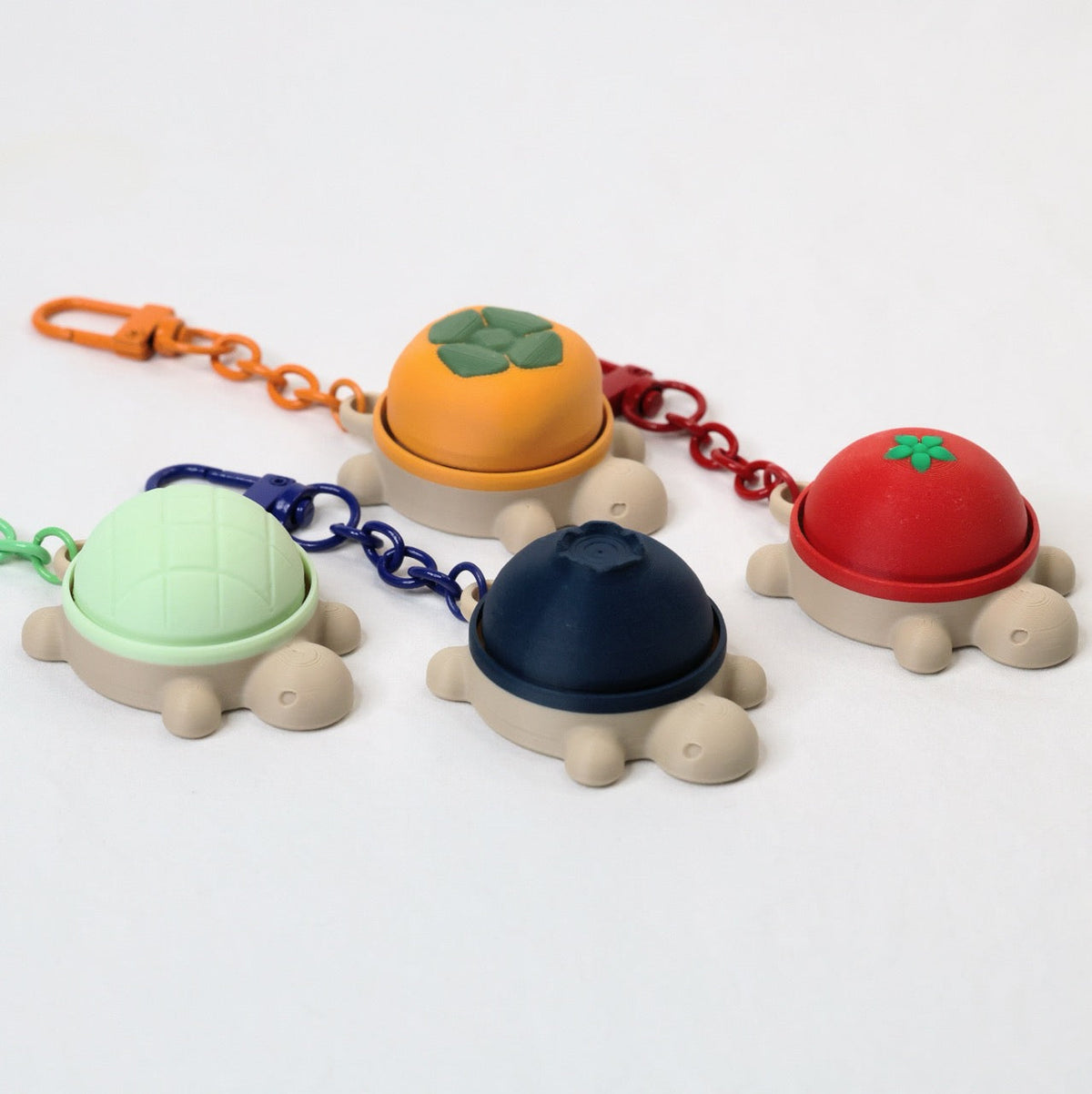 TURTLE clicker keychains - SQUARES.WORKS
