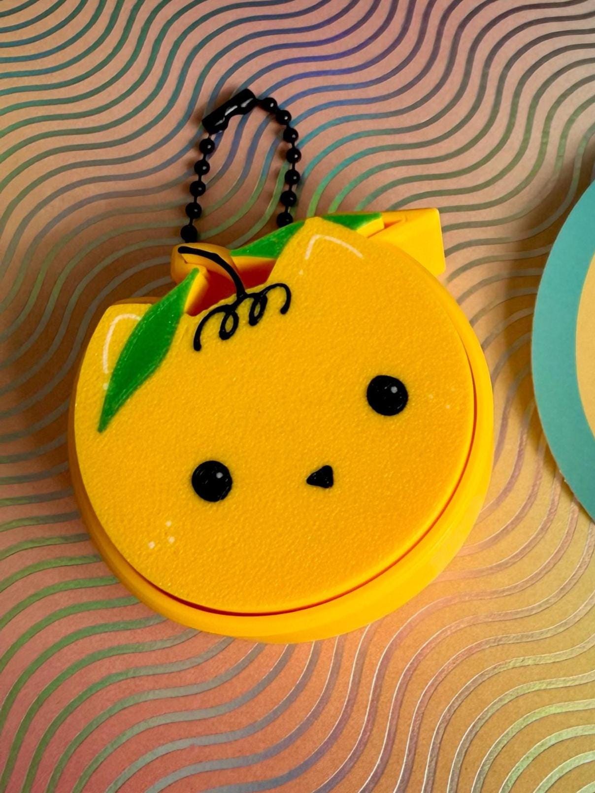 CITRUS CAT clicker keychain
