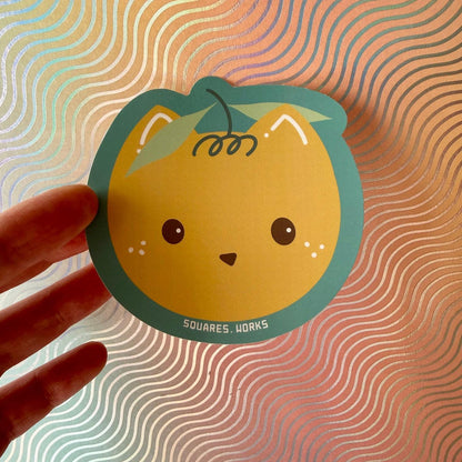 FROG DOG & CITRUS CAT stickers - SQUARES.WORKS