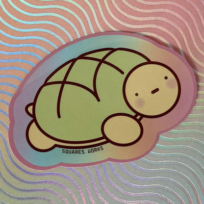 MELON-PAN TURTLE sticker - SQUARES.WORKS