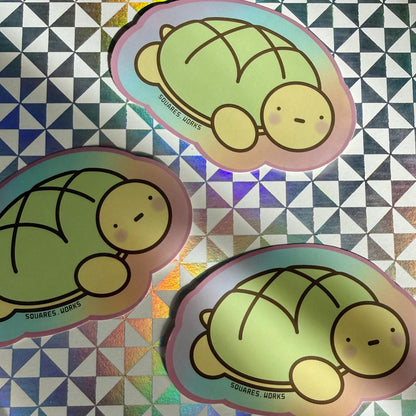 MELON-PAN TURTLE sticker - SQUARES.WORKS