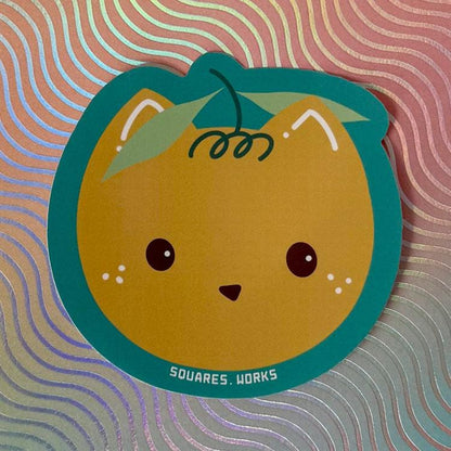 FROG DOG & CITRUS CAT stickers - SQUARES.WORKS