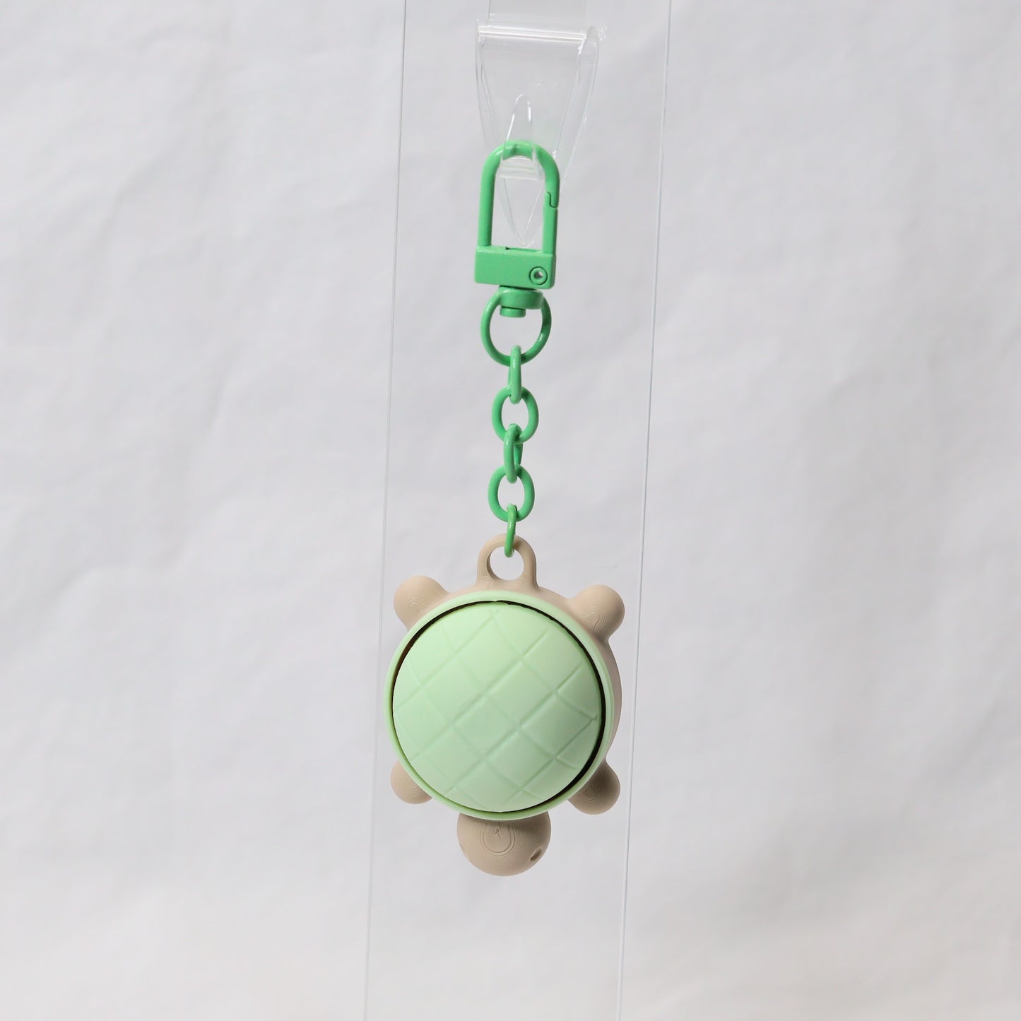 MELON-PAN TURTLE clicker keychain