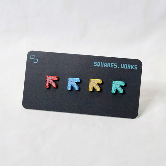 MARVELOUS DANCE ARROW studs