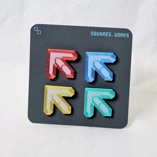 MARVELOUS DANCE ARROW magnet/pin