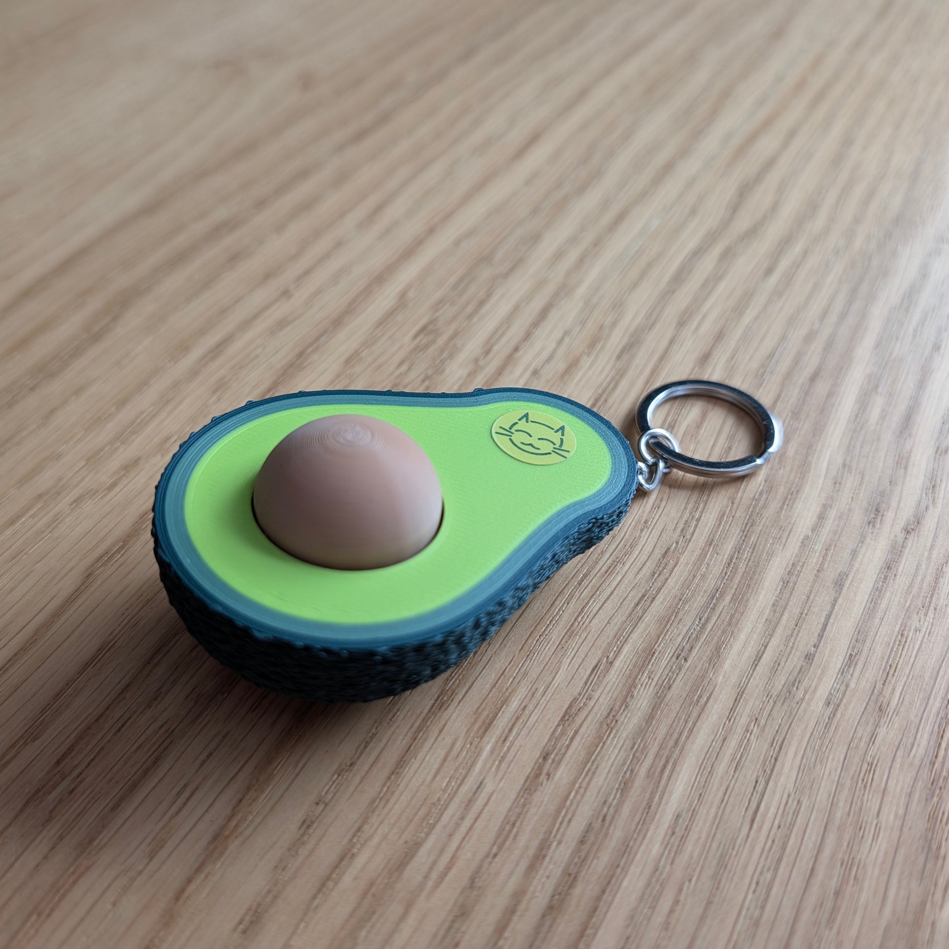 AVOCADO clicker keychain - SQUARES.WORKS
