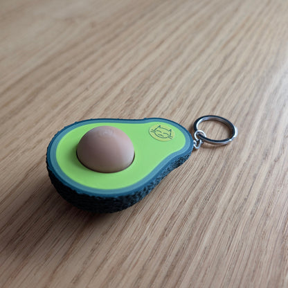 AVOCADO clicker keychain - SQUARES.WORKS