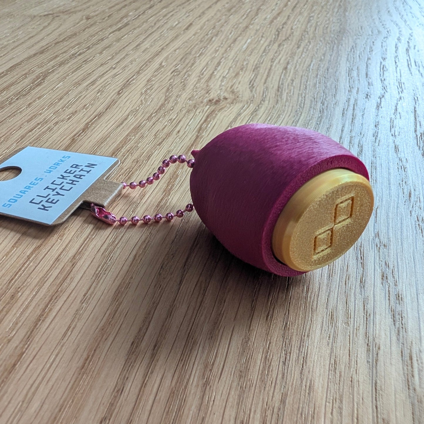 SWEET POTATO clicker keychain - SQUARES.WORKS