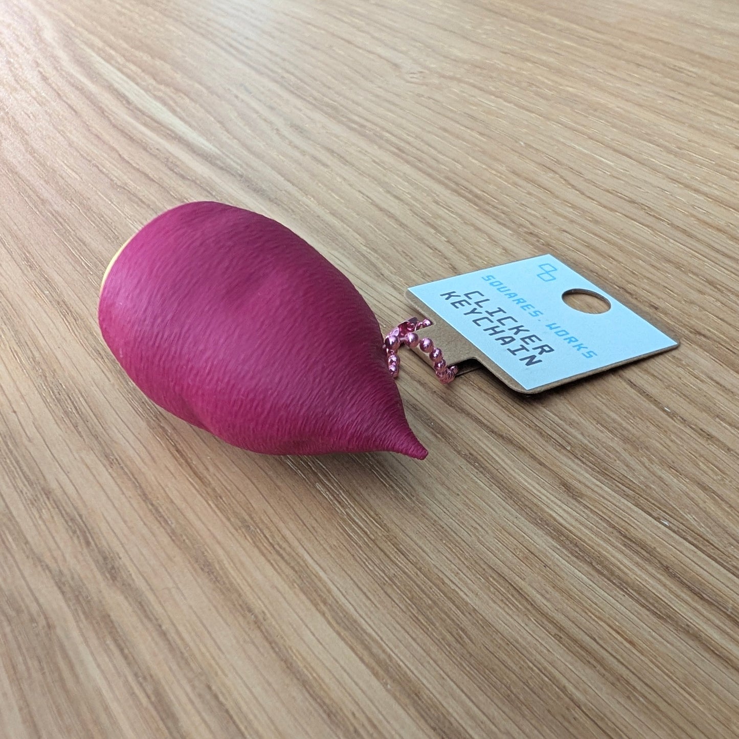 SWEET POTATO clicker keychain - SQUARES.WORKS