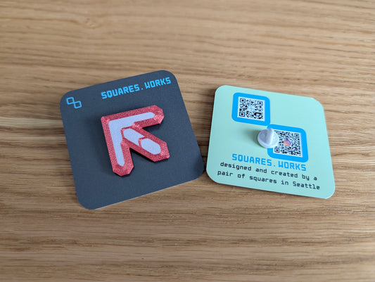 MARVELOUS DANCE ARROW pin