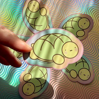 MELON-PAN TURTLE sticker - SQUARES.WORKS