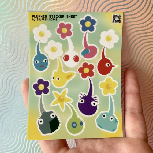plukmin sticker sheet